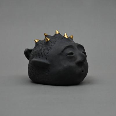 4. Creature Iv 5.5x4x6.5in Black Ice Clay